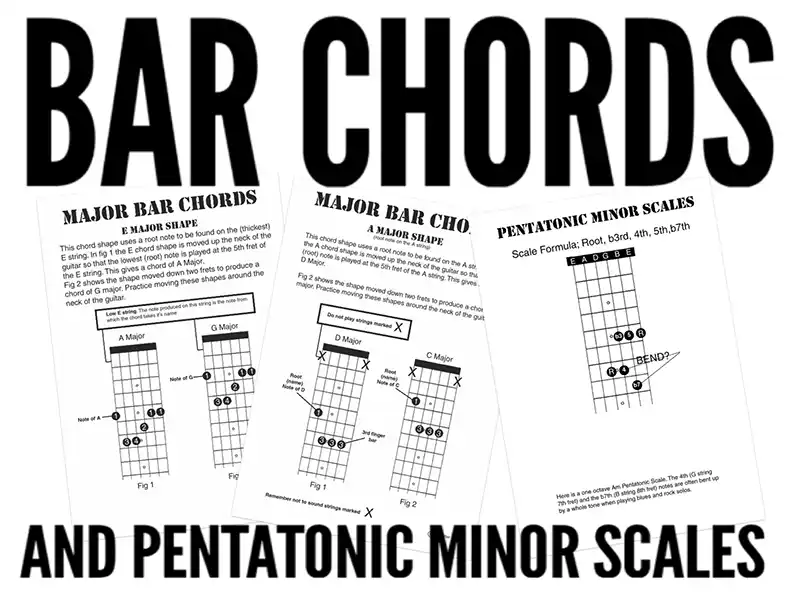 power chord guitar lesson