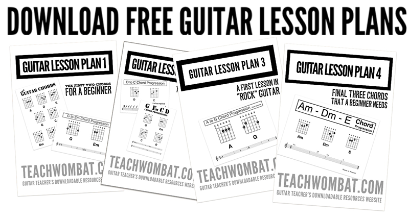  group guitar lesson plans