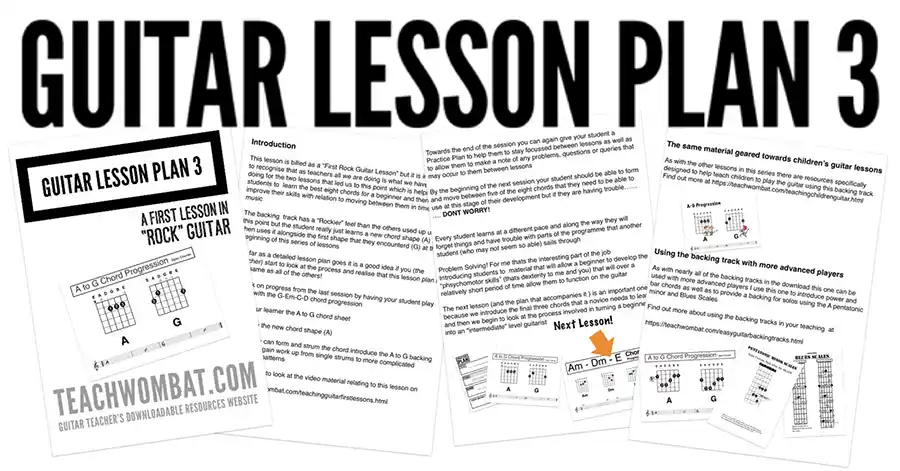 guitar lesson plans