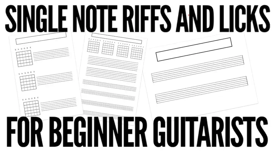 guitar riffs to teach beginners first