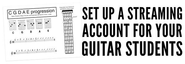 streaming backing tracks for guitarists