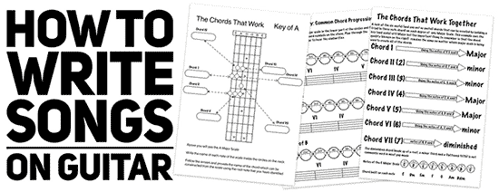 music theory and writing songs on guitar